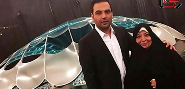عکس زن احسان علیخانی مجری برنامه ماه عسل