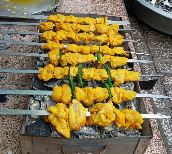 سيزده بدر عکس جوجه کباب در طبیعت