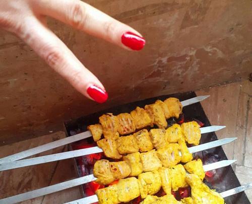 سيزده بدر عکس جوجه کباب در طبیعت