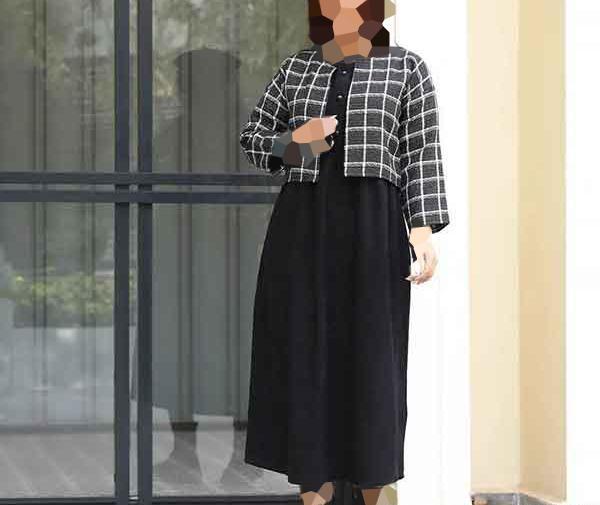 عکس کت سارافون سفید مشکی