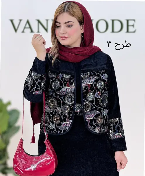 عکس کت سارافون سفید مشکی