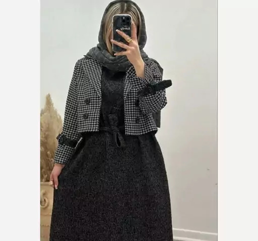 عکس کت سارافون پاییزی