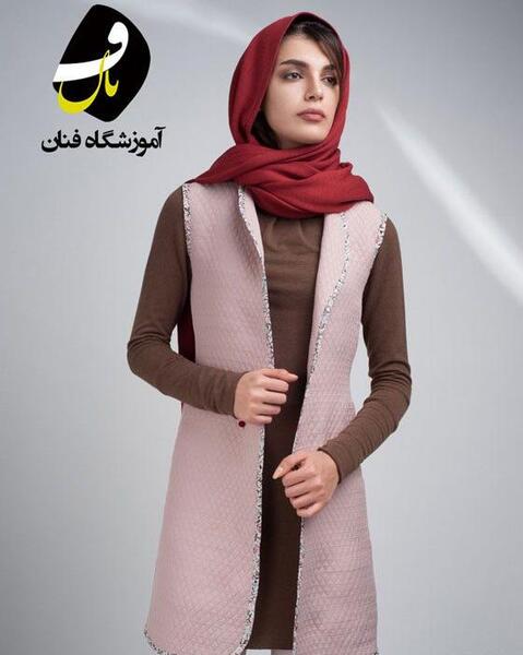 عکس مدل سارافون استین حلقه ای جلو باز