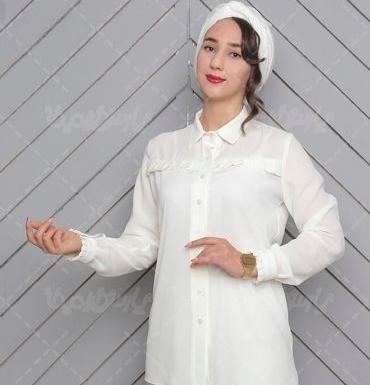 عکس شومیز زنانه سفید