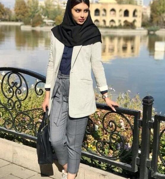 ژست عکس خانم