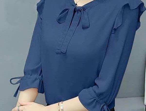 عکس شومیز با پارچه حریر
