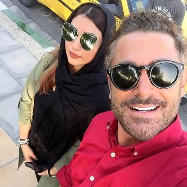 جدیدترین عکسهای گلزار و همسرش