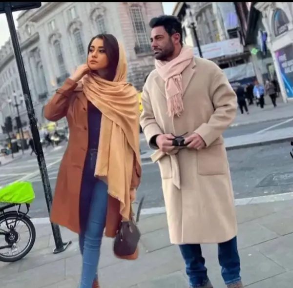 جدیدترین عکسهای گلزار و همسرش