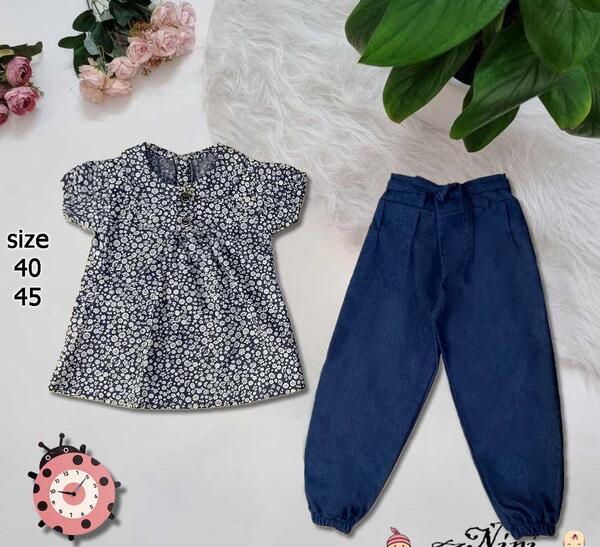 عکس شومیز شلوار دخترانه بچه گانه