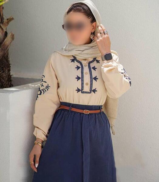 عکس شومیز دامن بیرونی