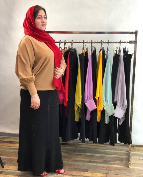 عکس شومیز دامن بلند مجلسی