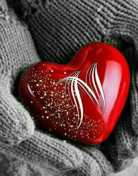 عکس نوشته عاشقانه با حرف n