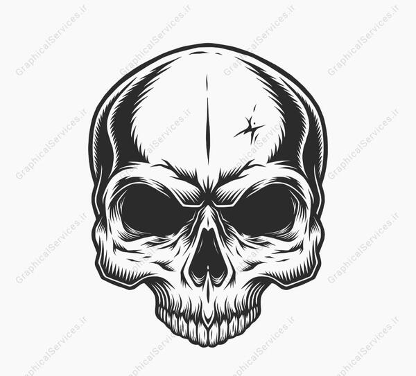 عکس اسکلت با تاج