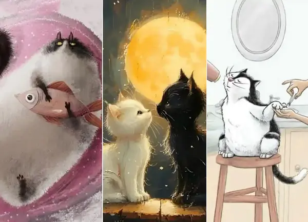 عکس فانتزی گربه گوگولی