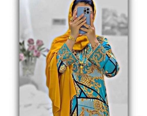 عکس دختر بلوچ با ماسک برای پروفایل