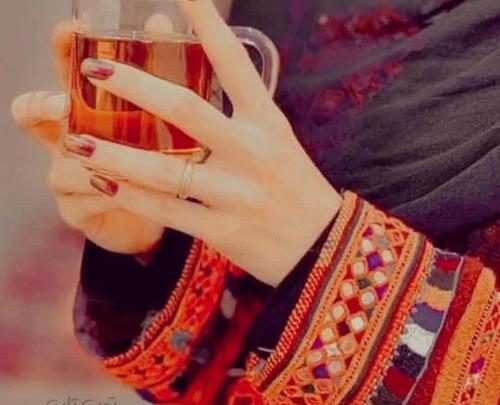 عکس دختر بلوچ با ماسک برای پروفایل
