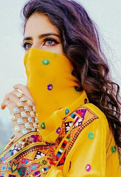 عکس دختر بلوچ سربازی