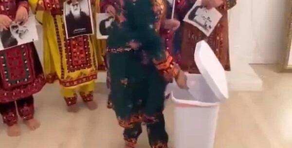 عکس دختر بلوچ سربازی