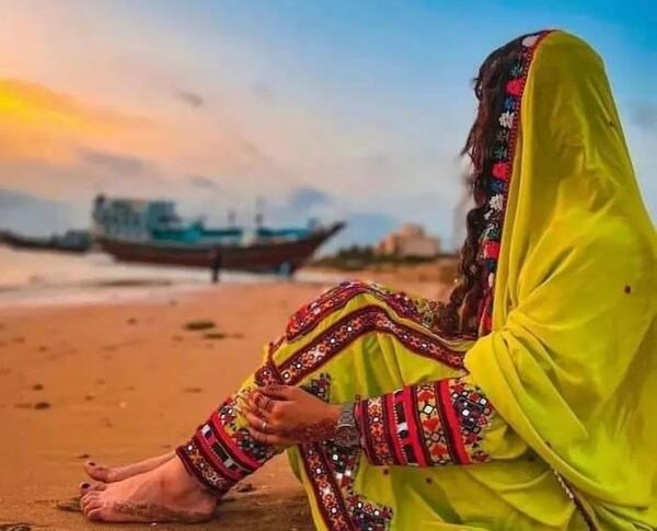 عکس دختر بلوچ خوشگل
