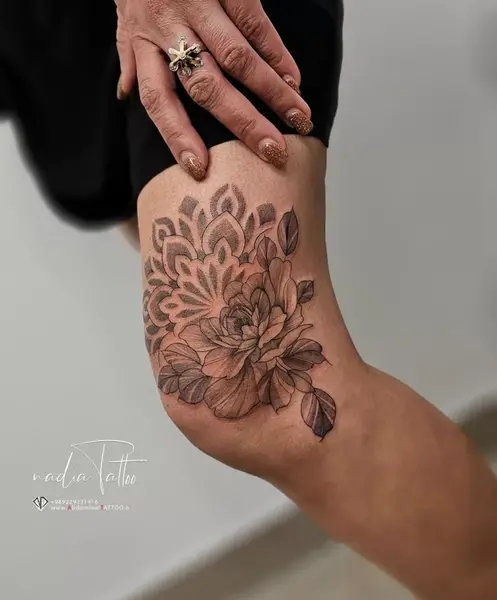عکس تاتو لانه زنبوری روی دست