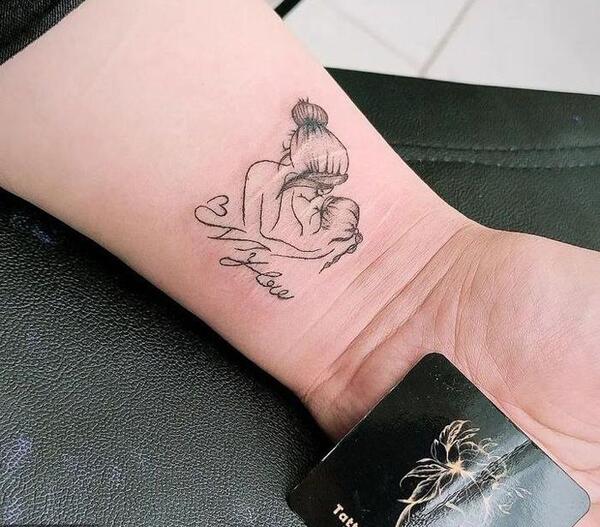 عکس ایده تاتو برای مادر فوت شده