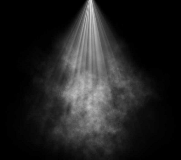 عکس روزنه نور در تاریکی