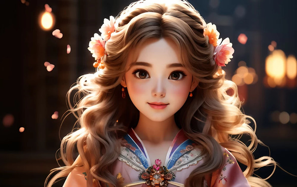 عکس کیوت دخترانه کره ای کارتونی