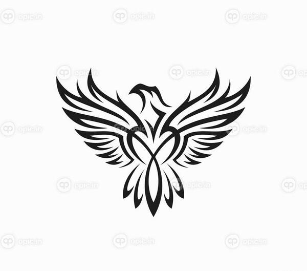 عکس نماد تاتو عقاب