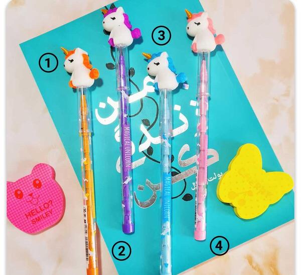 عکس مداد نوکی اسب تک شاخ