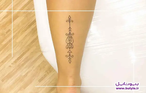 عکس تاتو مینیمال برای رون پا