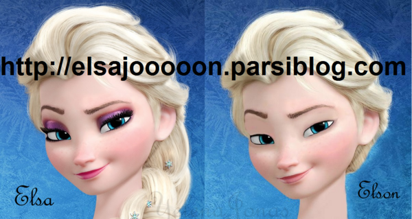 عکس السا و آنا بدون آرایش