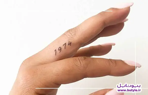 عکس تاتو های مینیمال روی انگشت