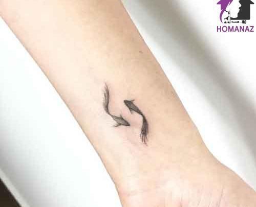 عکس تاتو مینیمال مچ دست