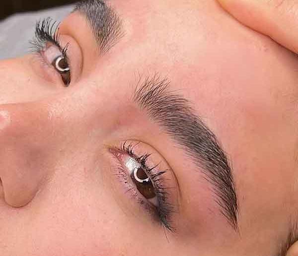عکس میکروبلیدینگ ابرو پهن
