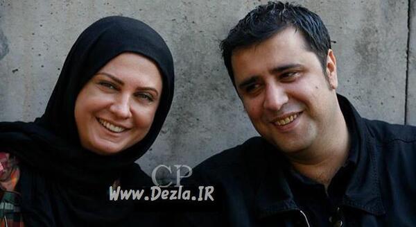 عکس لعیا زنگنه و همسرش