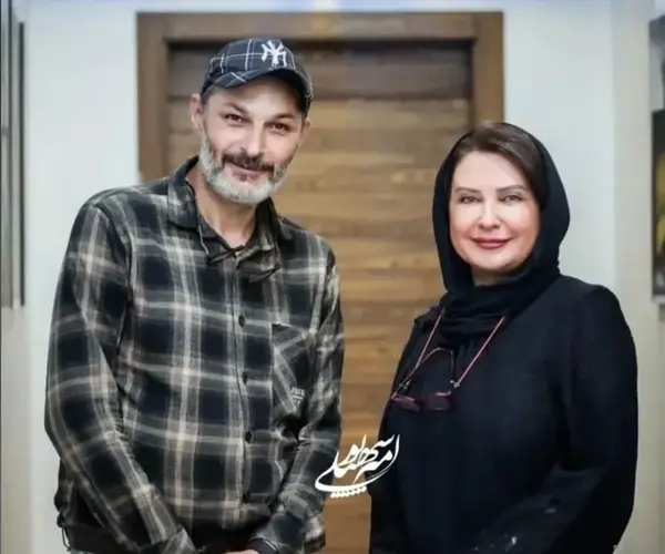 عکس لعیا زنگنه و همسرش