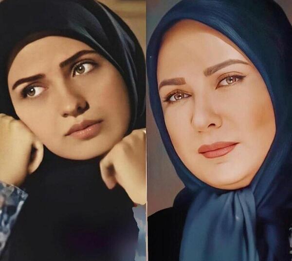 عکس لعیا زنگنه و همسرش