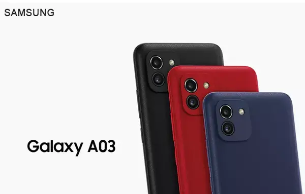 عکس قیمت گوشی سامسونگ a03 s