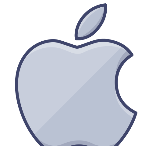 عکس logo iphone png branco