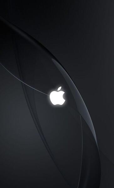 عکس iphone logo png black