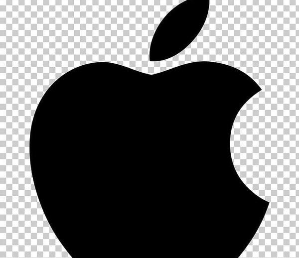 عکس iphone logo png black