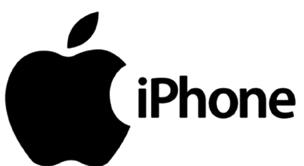عکس iphone logo png black