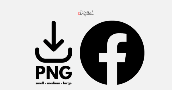 عکس logo facebook png white