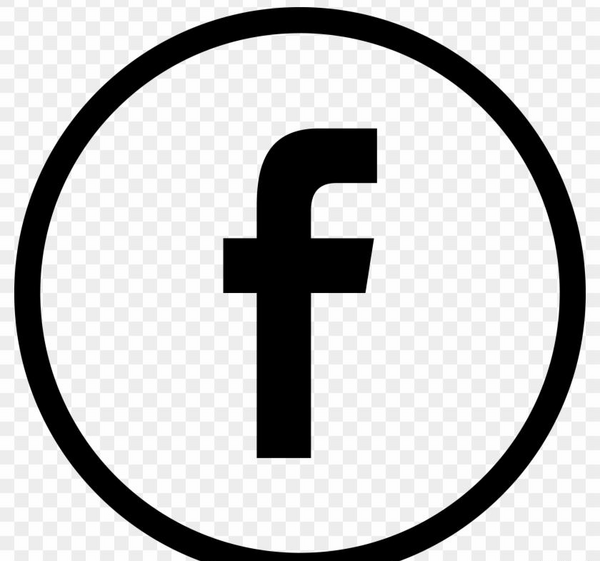 عکس logo facebook png blanco y negro
