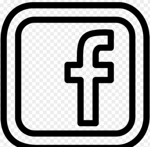 عکس logo facebook png blanco y negro