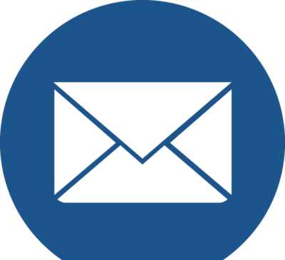 عکس email logo png blue