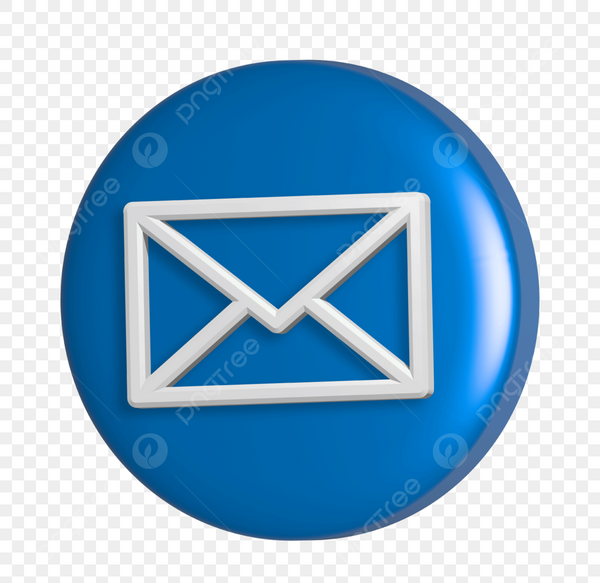 عکس email logo png blue