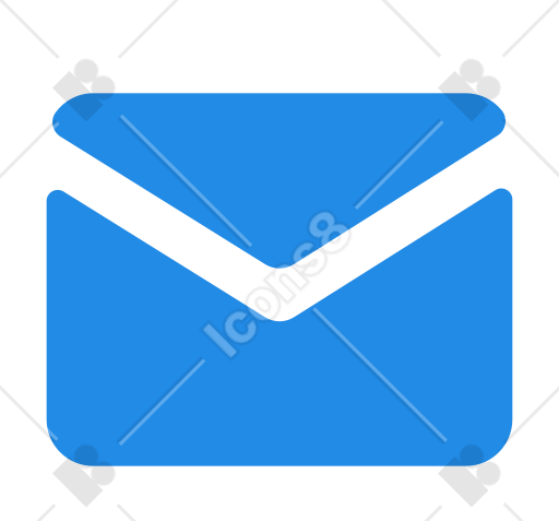 عکس email logo png blue