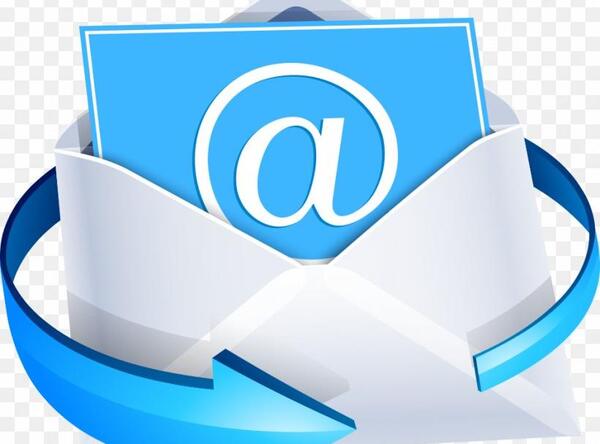 عکس email logo png blue