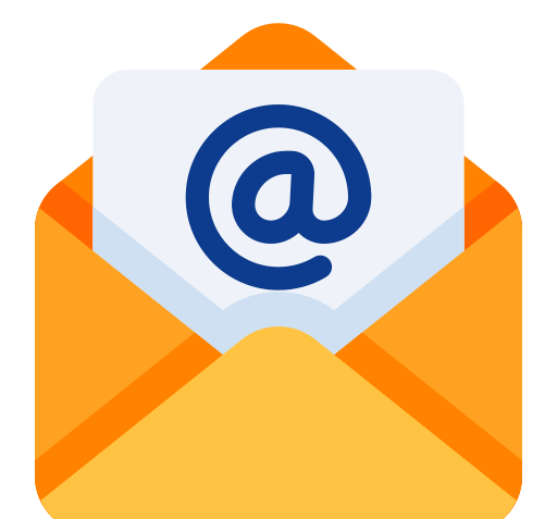 عکس email logo png blue